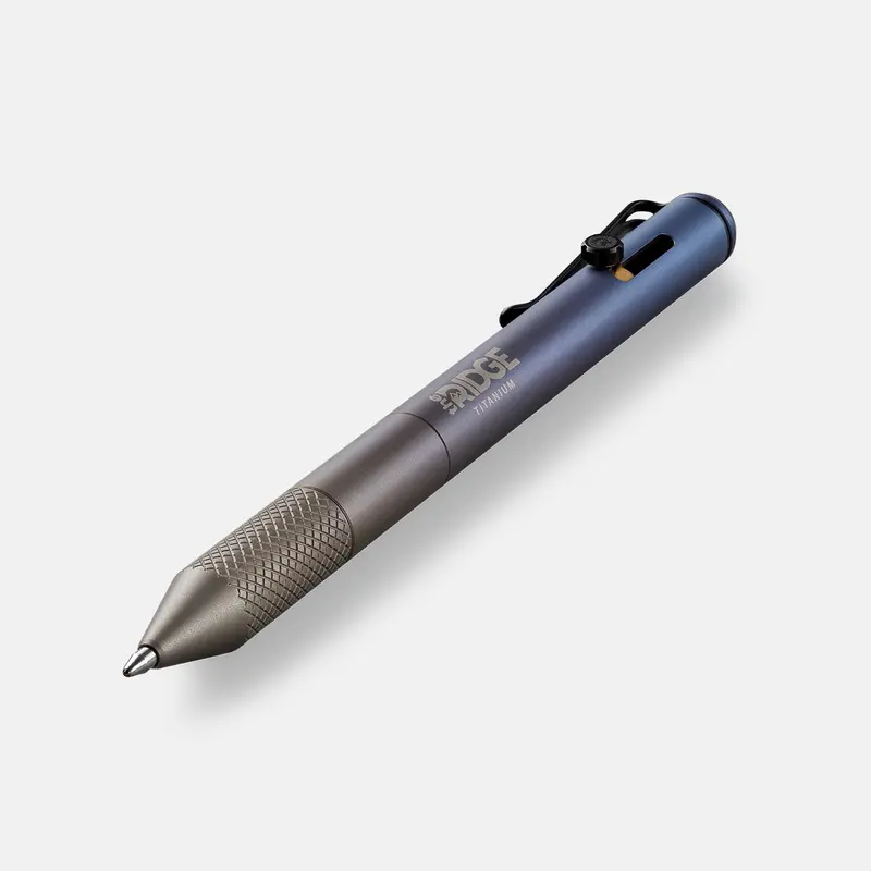 Ridge Bolt Action Pen - Burnt Titanium 1