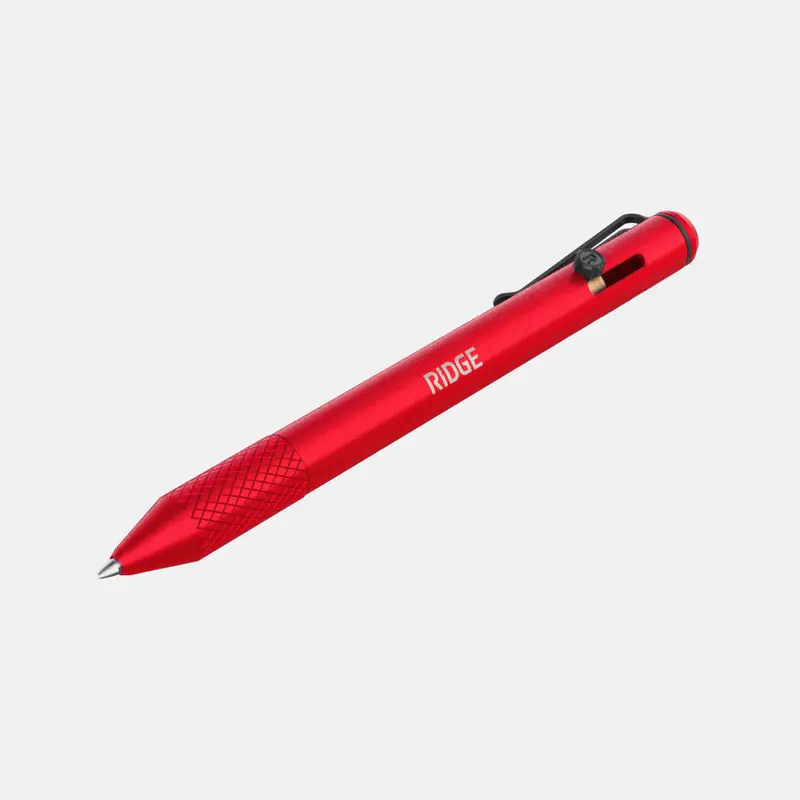 Ridge Bolt Action Pen - Rodeo Red 1