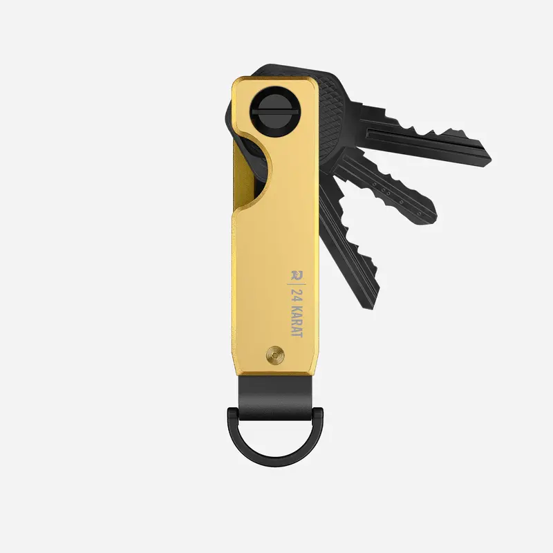 Ridge Keycase - 24K Gold 1