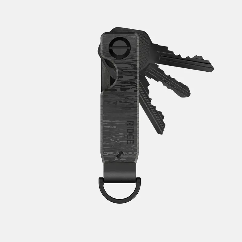 Ridge Keycase - Black Damascus 1