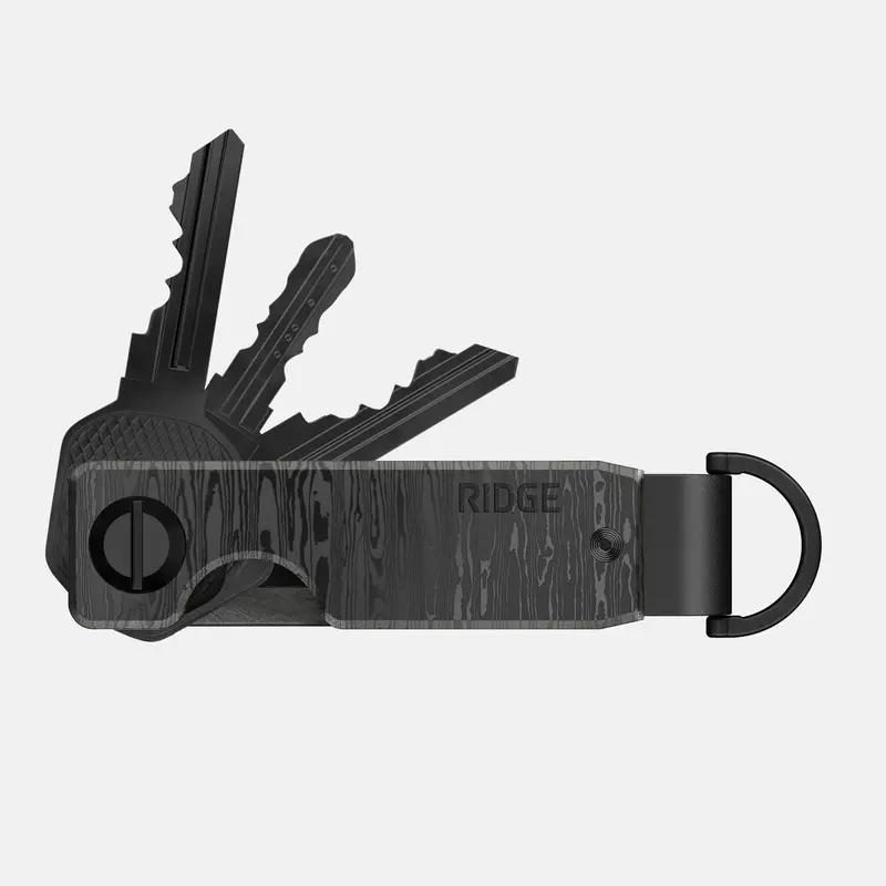 Ridge Keycase - Black Damascus 2