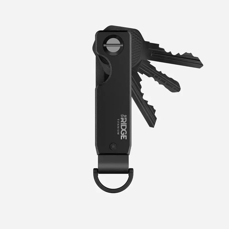Ridge Keycase - Matte Black Titanium 1