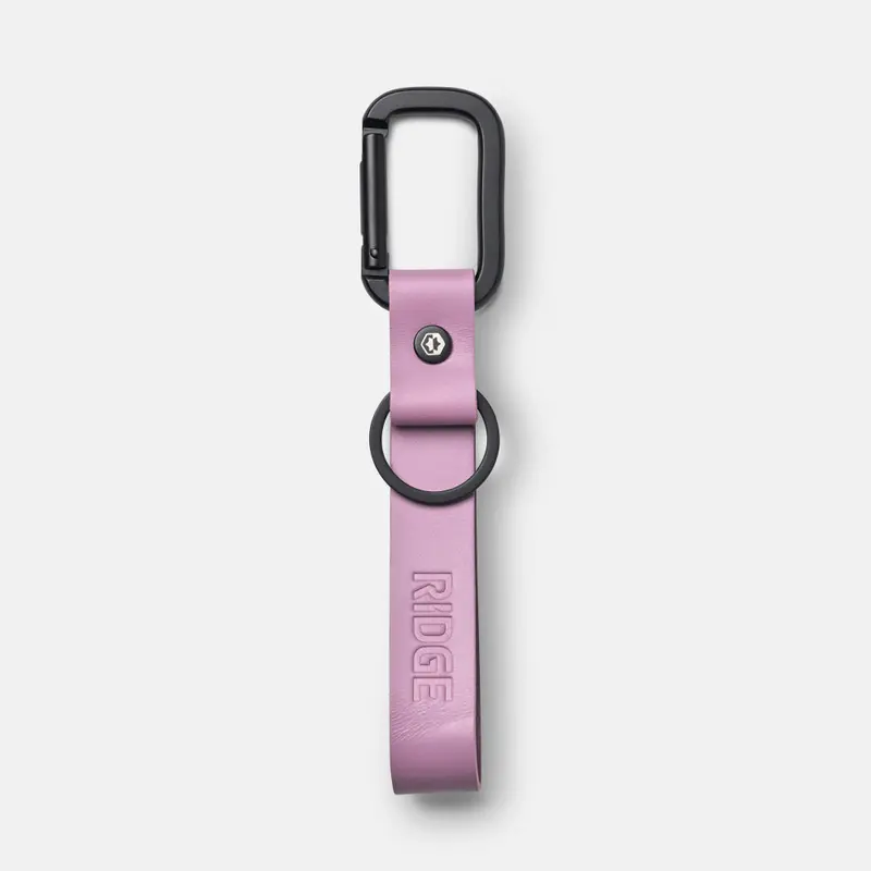 Ridge Keychain - Lilac Leather 1