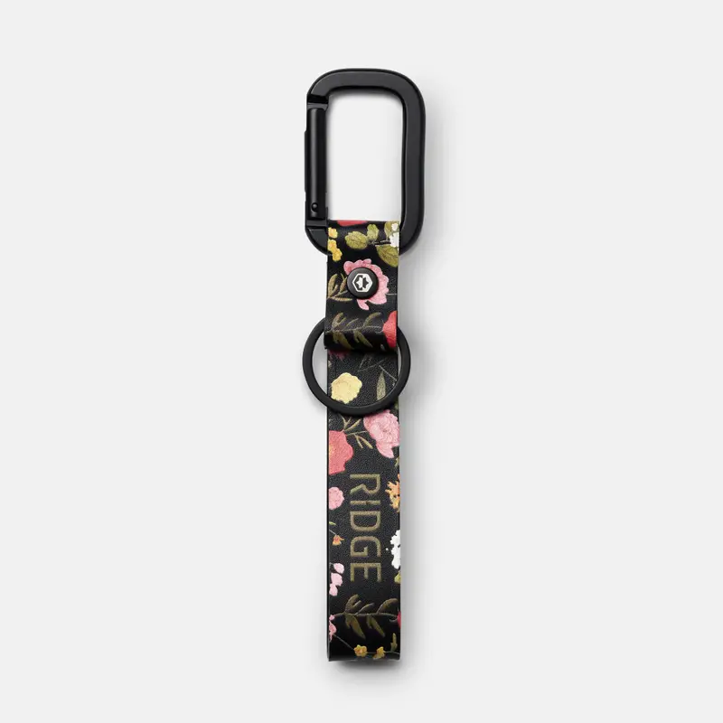 Ridge Keychain - Moonlight Garden Leather 1