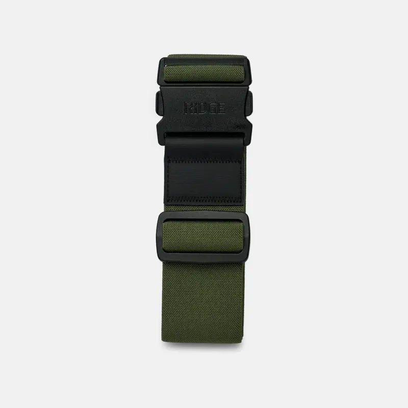 Ridge Luggage Strap - Matte Olive 1