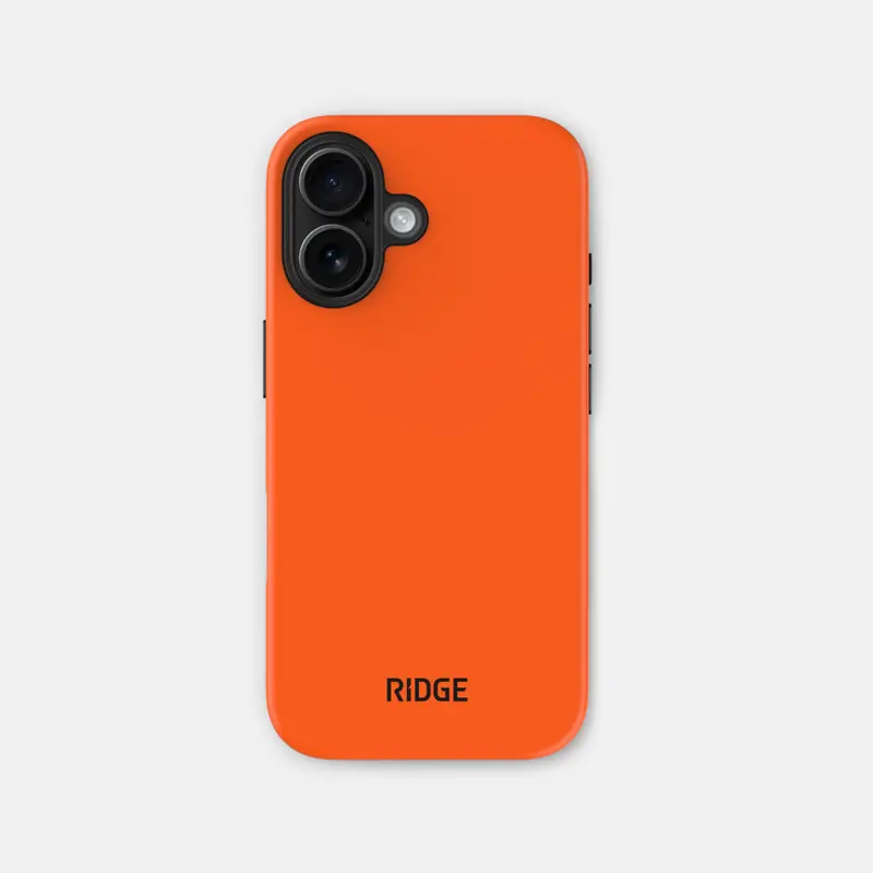 Ridge Phone Case - Basecamp Orange - Iphone 16 1