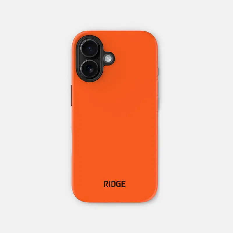 Ridge Phone Case - Basecamp Orange - Iphone 16 2