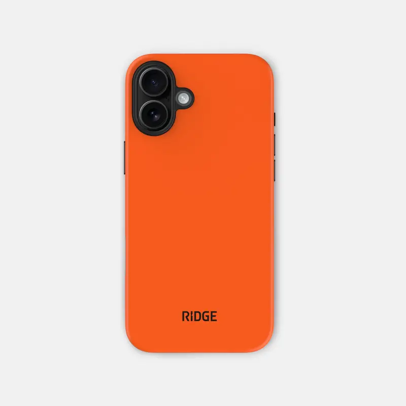 Ridge Phone Case - Basecamp Orange - Iphone 16 Plus 1