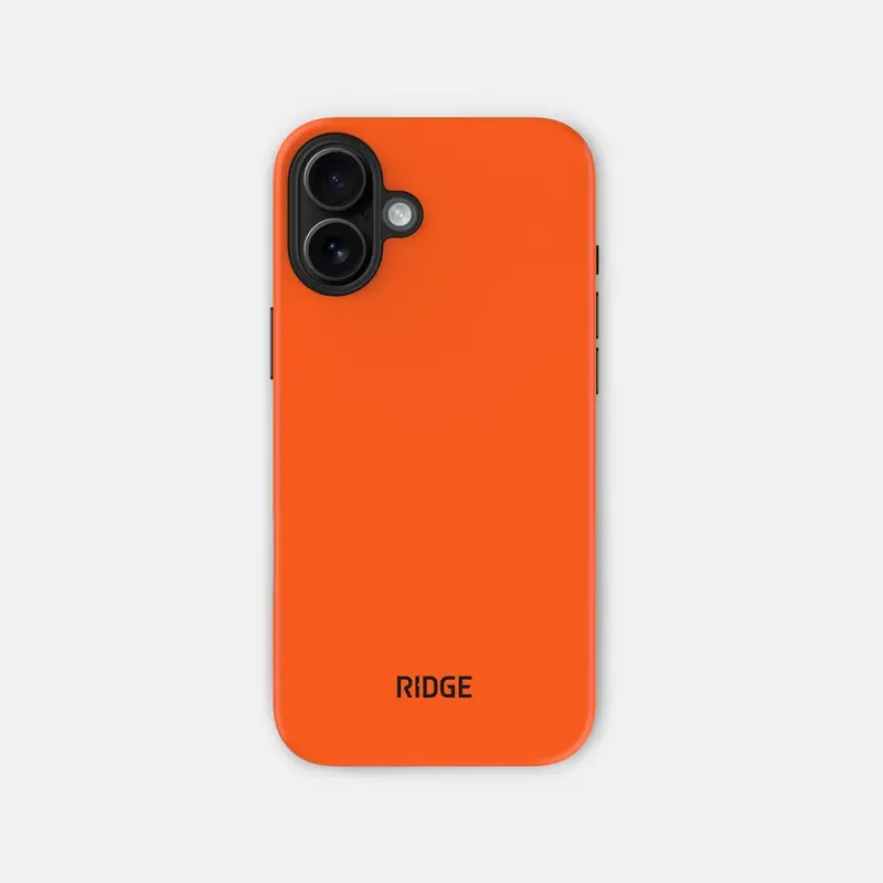 Ridge Phone Case - Basecamp Orange - Iphone 16 Plus 2