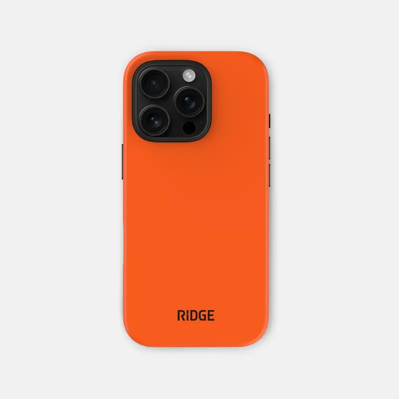 Ridge Phone Case - Basecamp Orange - Iphone 16 Pro 1