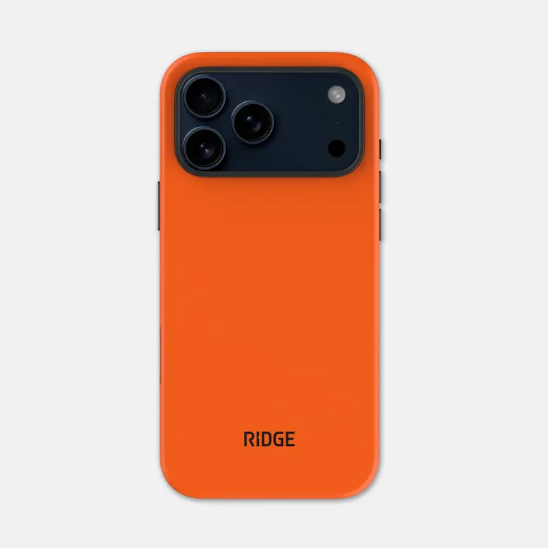 Ridge Phone Case - Basecamp Orange - Iphone 17 Pro Max 1