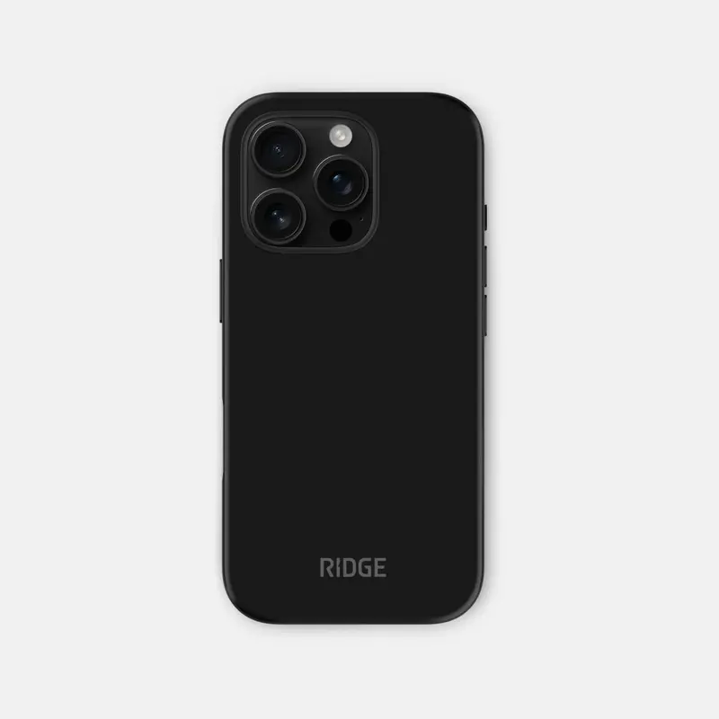 Ridge Phone Case - Matte Black - Iphone 16 Pro 2