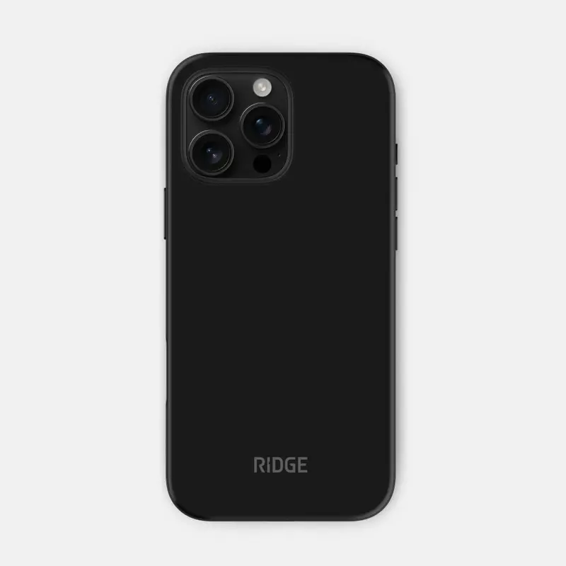 Ridge Phone Case - Matte Black - Iphone 16 Pro Max 1