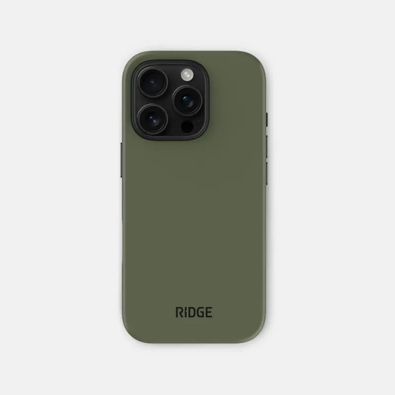 Ridge Phone Case - Matte Olive - Iphone 16 Pro 1