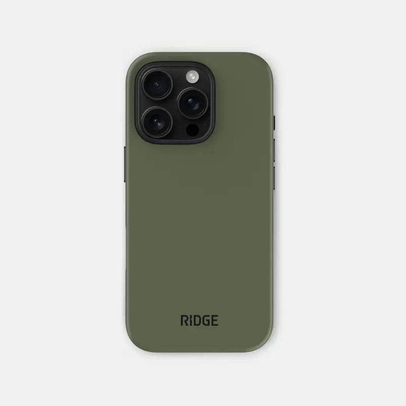 Ridge Phone Case - Matte Olive - Iphone 16 Pro 2