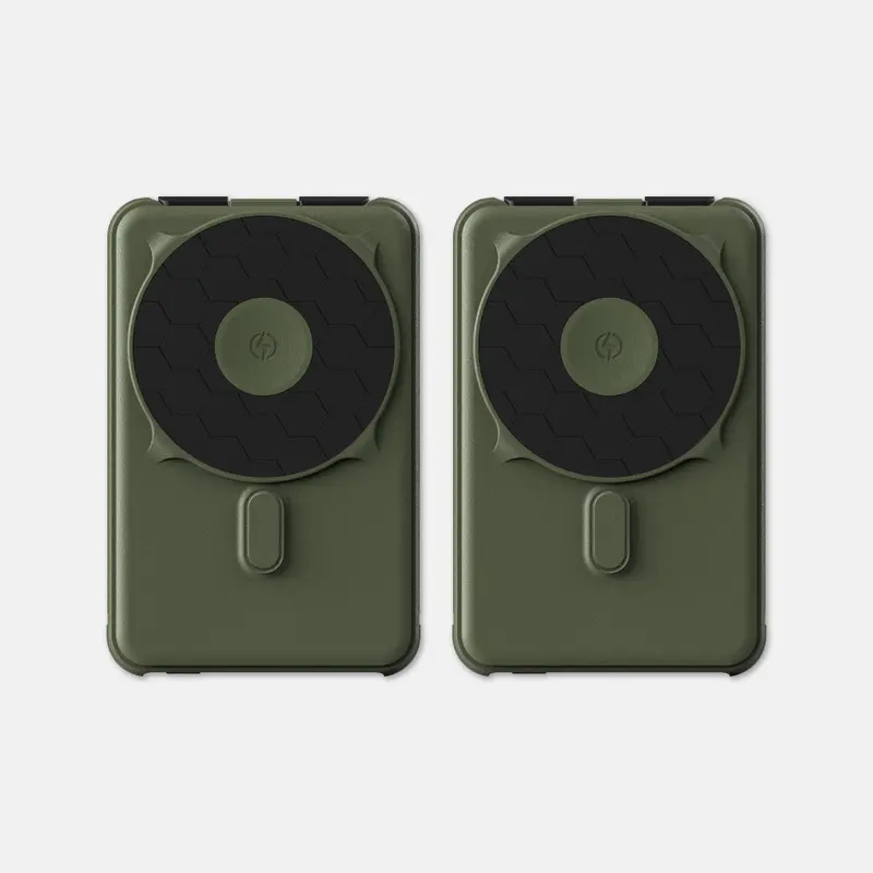 Ridge Power Bank - 10K Mah Bundle - Matte Olive - 2-Pack 1