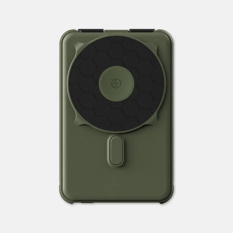 Ridge Power Bank - 10K Mah - Matte Olive 1