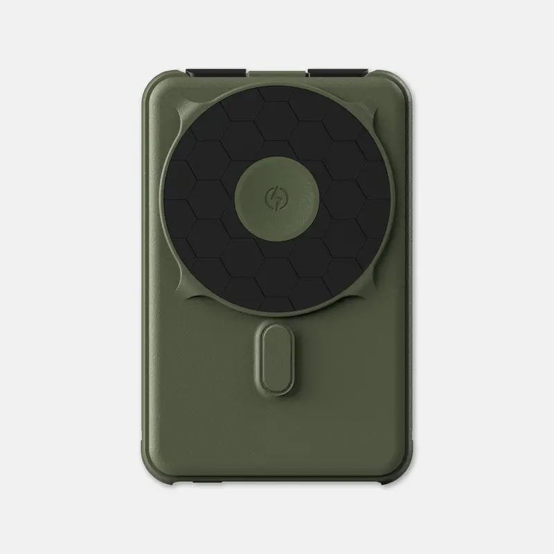 Ridge Power Bank - 10K Mah - Matte Olive 2