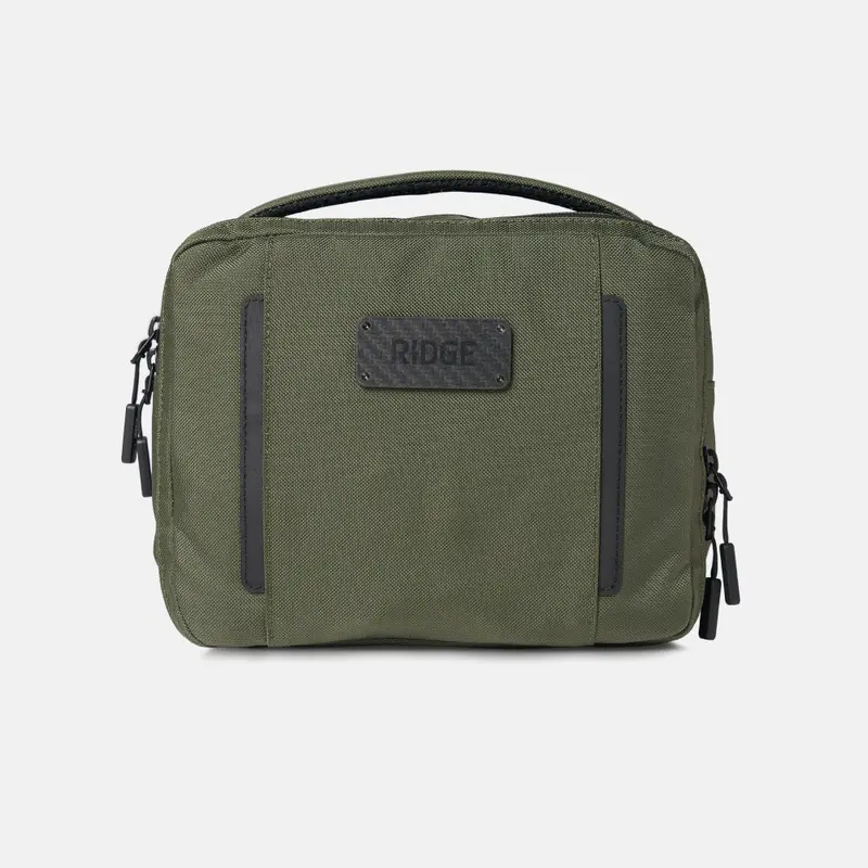Ridge Toiletry Kit - Matte Olive 1