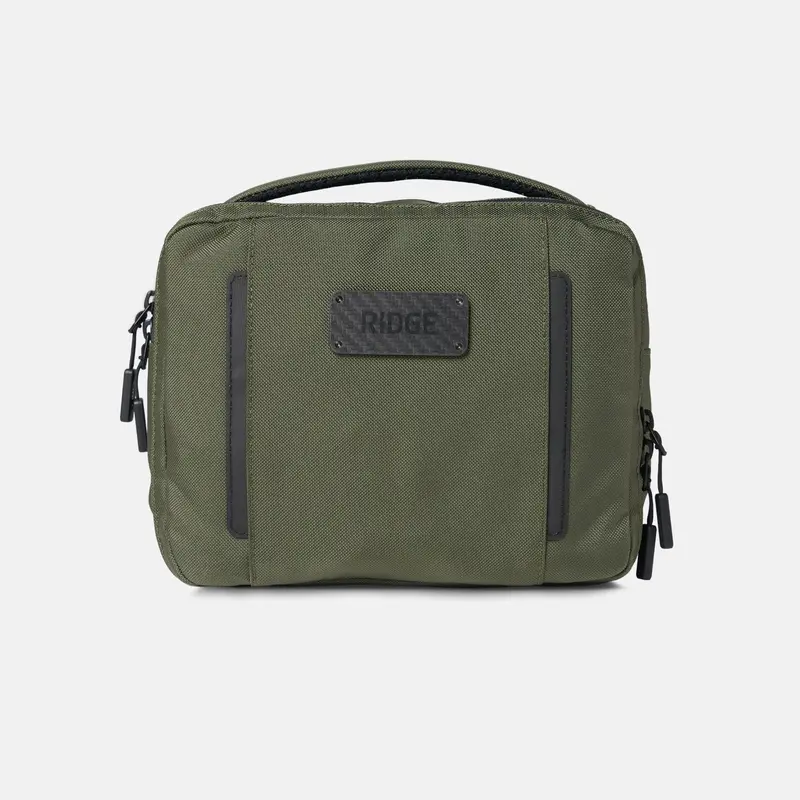 Ridge Toiletry Kit - Matte Olive 2