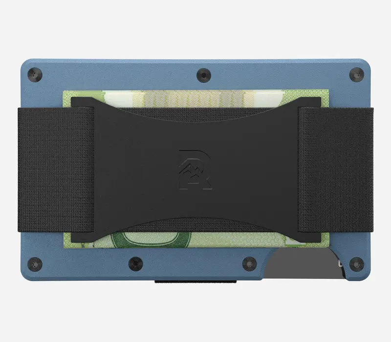 Ridge Wallet - Cobalt Titanium 2