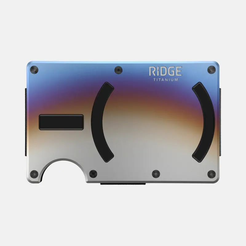 Ridge Wallet For Magsafe - Burnt Titanium 1