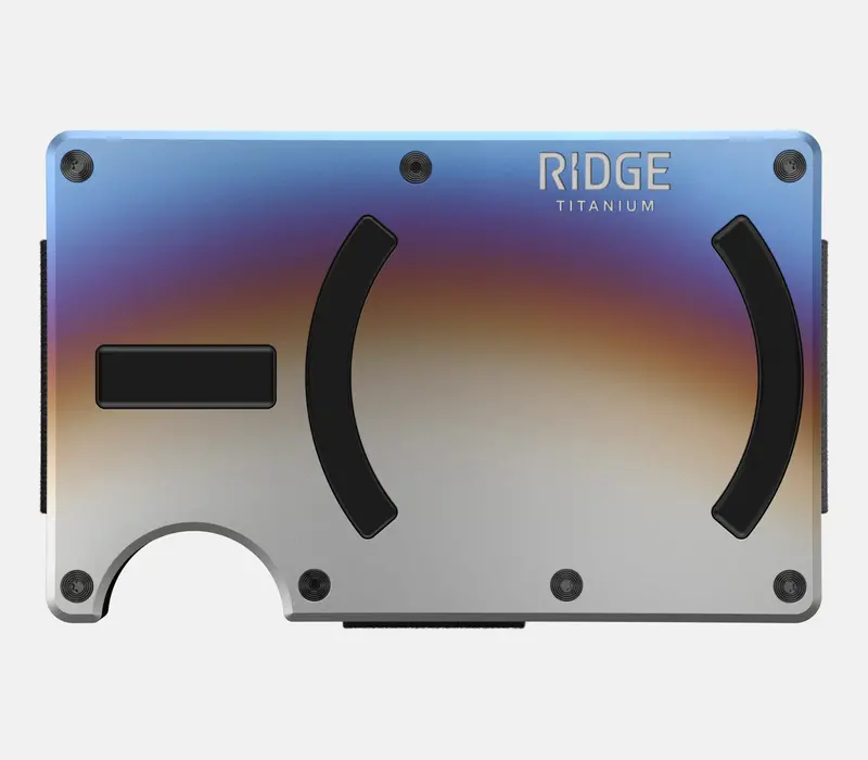 Ridge Wallet For Magsafe - Burnt Titanium 2