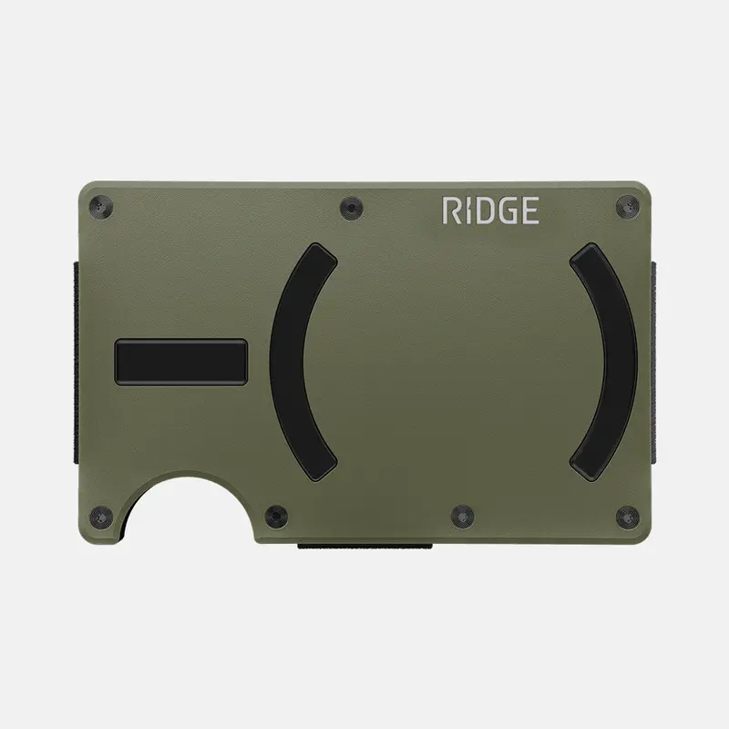 Ridge Wallet For Magsafe - Matte Olive 1