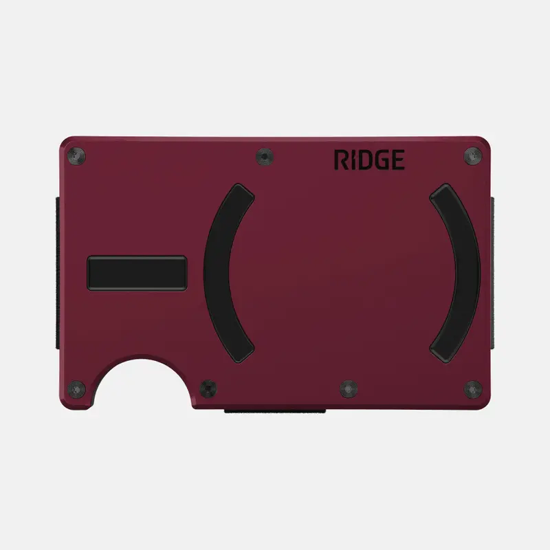 Ridge Wallet For Magsafe - Oxblood 1