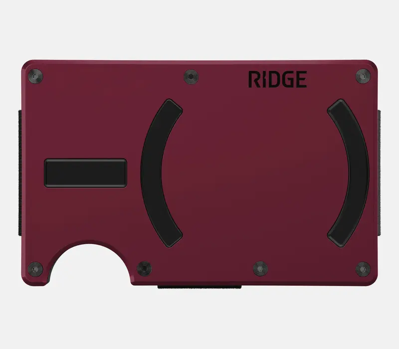 Ridge Wallet For Magsafe - Oxblood 2