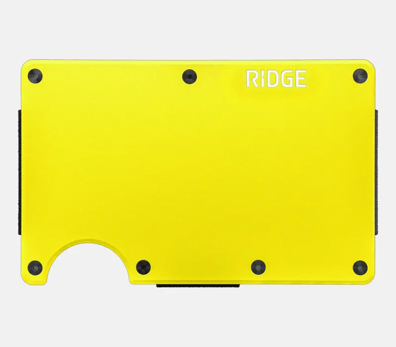 Ridge Wallet - Hyper Lime 3