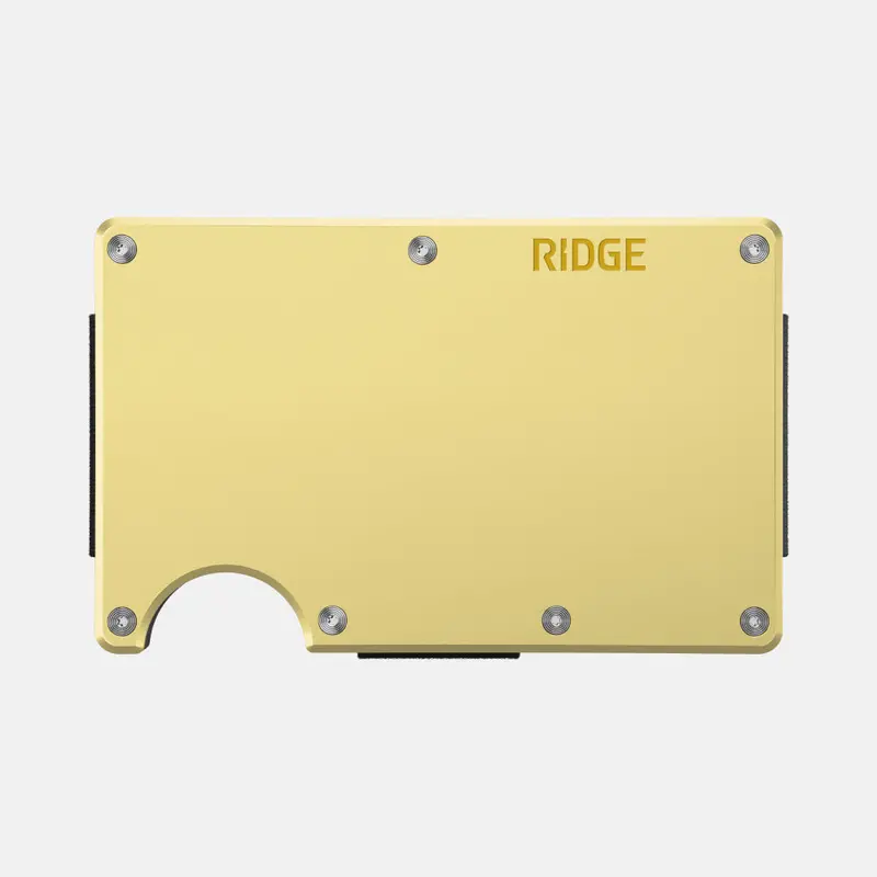 Ridge Wallet - Lemon Drop 1