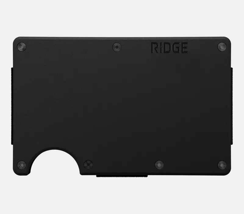Ridge Wallet - Matte Black 2
