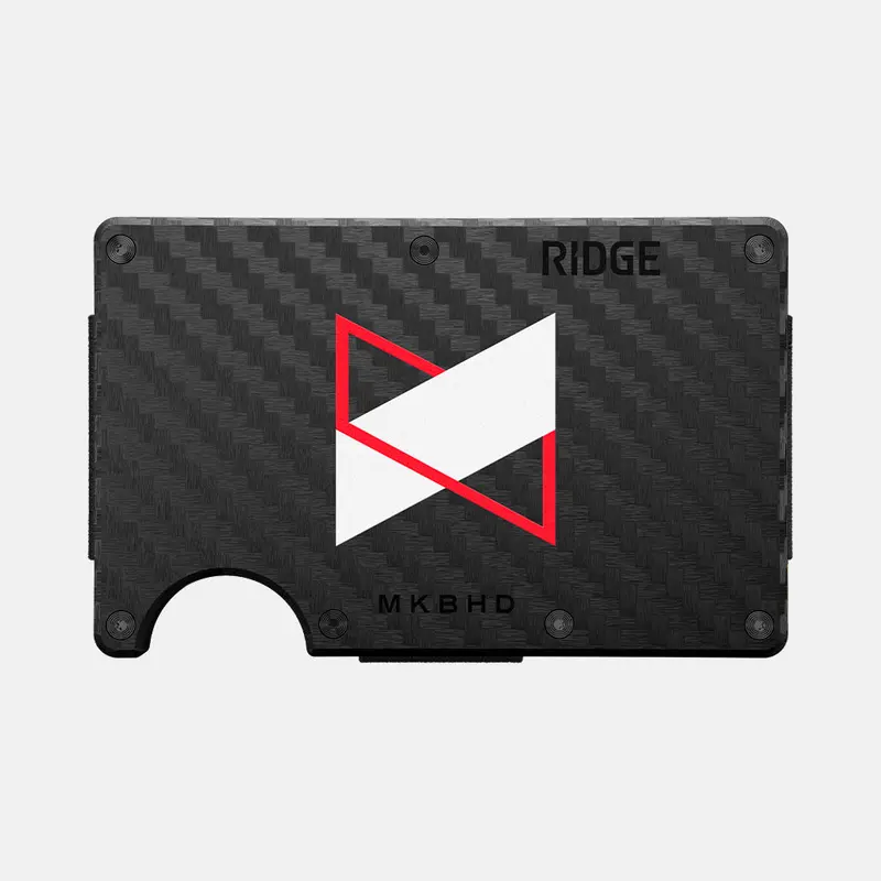 Ridge Wallet - Mkbhd - Carbon Fiber 3K 1