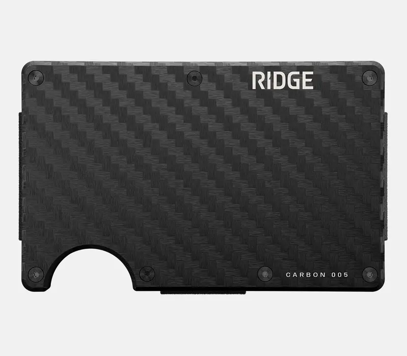 Ridge Wallet - Monaco White Carbon 005 2