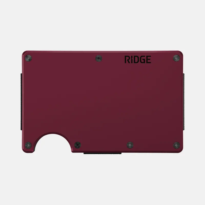 Ridge Wallet - Oxblood 1
