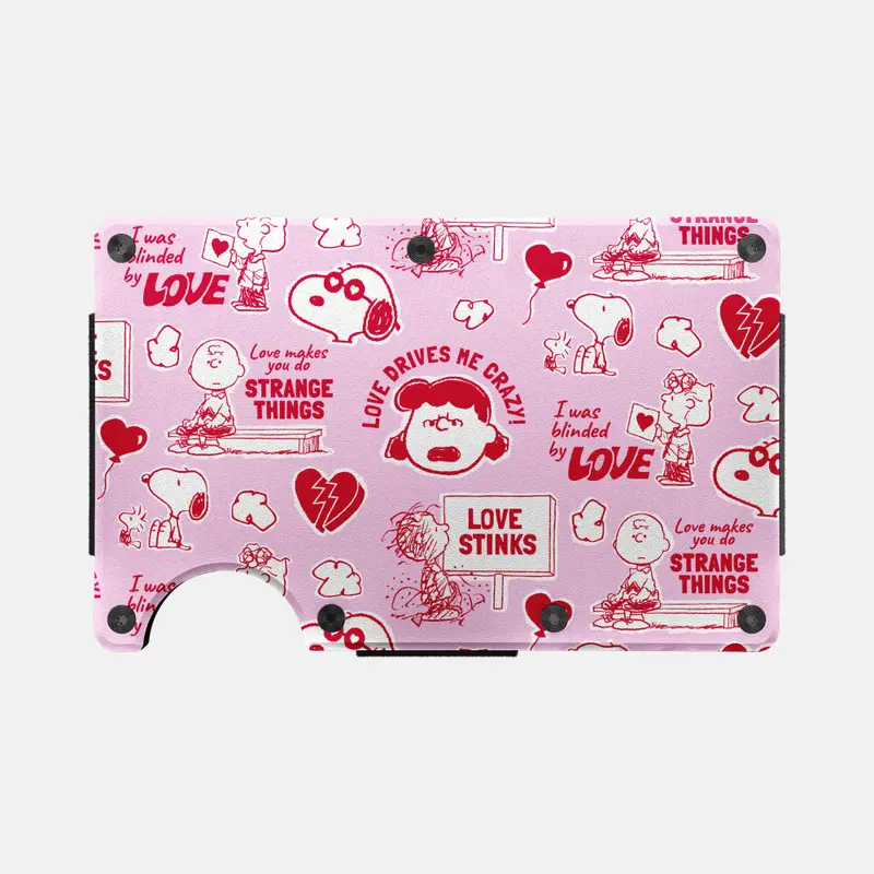 Ridge Wallet - Peanuts - Love Stinks 1