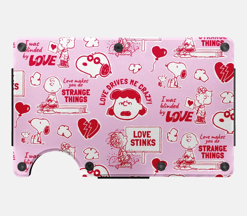 Ridge Wallet - Peanuts - Love Stinks 2