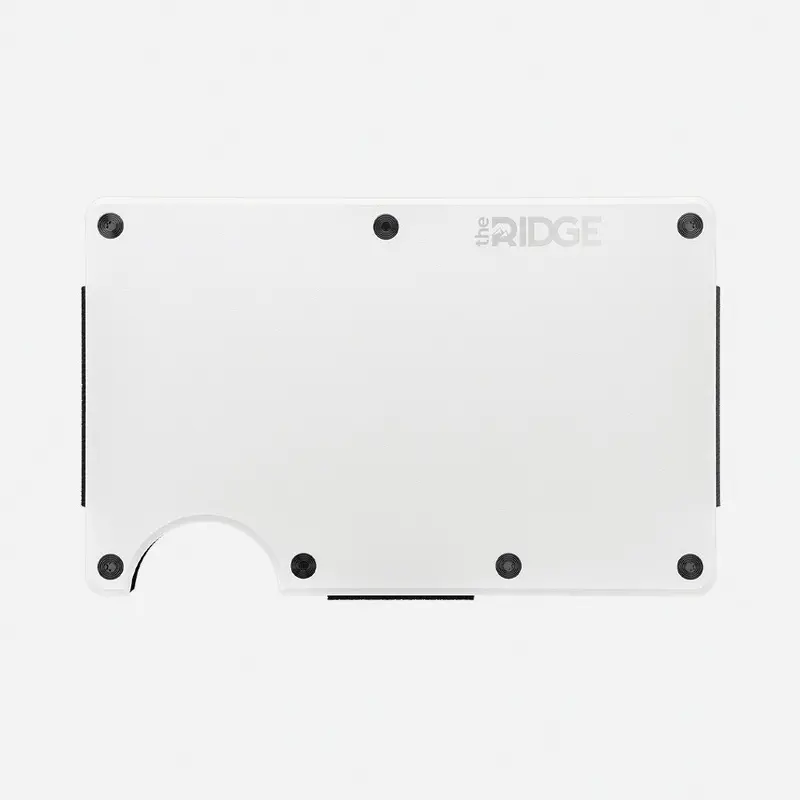 Ridge Wallet - Polar White 1