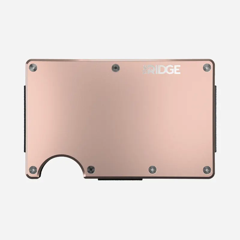 Ridge Wallet - Rose Quartz 1