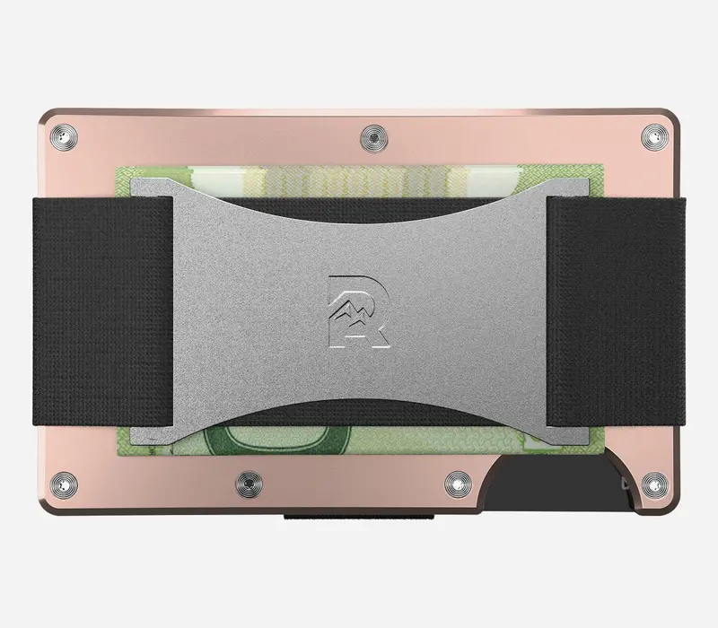 Ridge Wallet - Rose Quartz 1