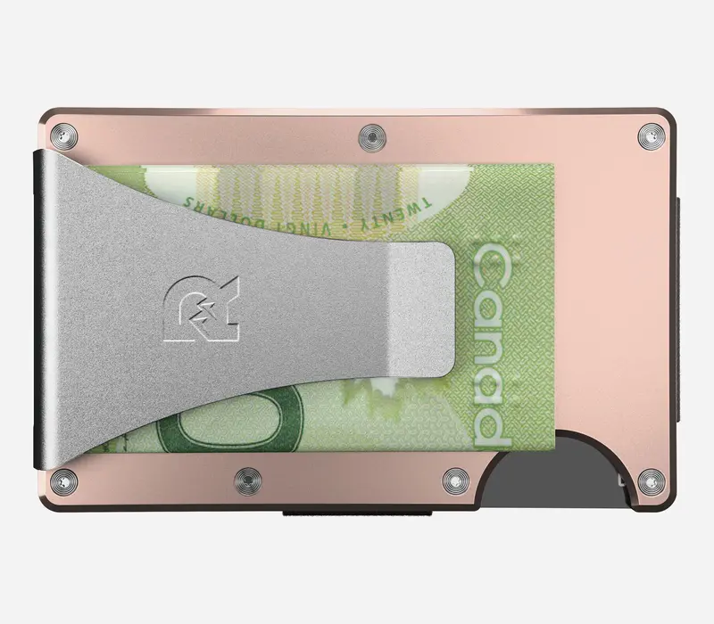 Ridge Wallet - Rose Quartz 2
