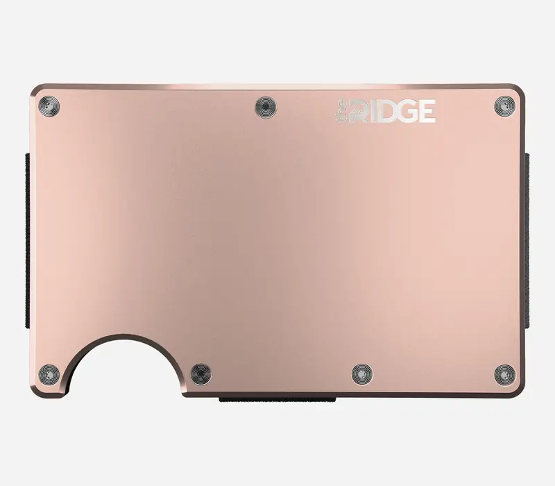 Ridge Wallet - Rose Quartz 3