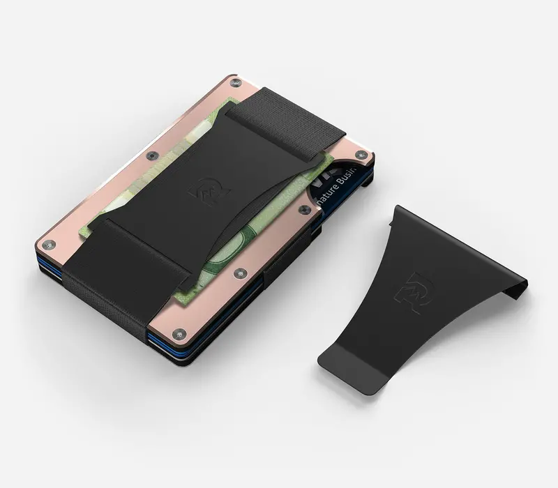 Ridge Wallet - Rose Quartz 3