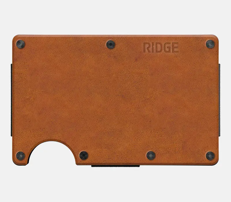 Ridge Wallet - Tobacco Brown Leather 2