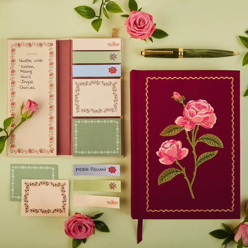 Rifle Paper Co. Delphine Sticky Note Folio 2