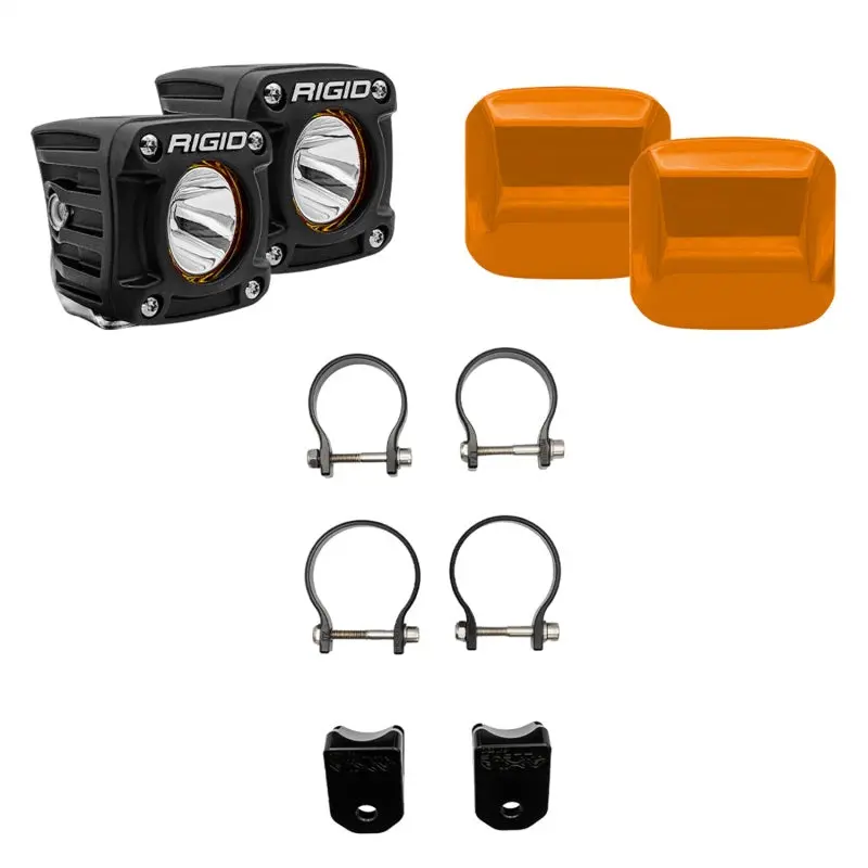 Rigid Industries Side-By-Side Revolve A-Pillar Light Kit 1