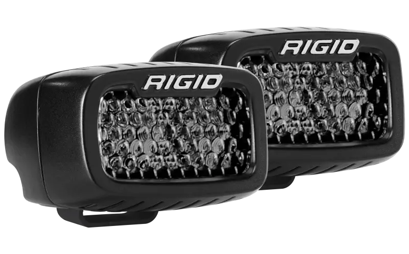 Rigid Industries Sr-M Series Pro Midnight Edition - Spot - Diffused - Pair 1
