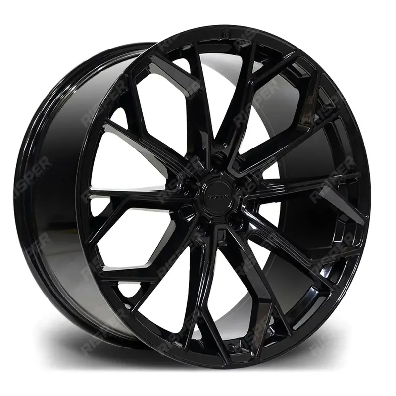 Riviera Rv133 Gloss Black 23 Inch Alloys – 5X112 25 66.6 1
