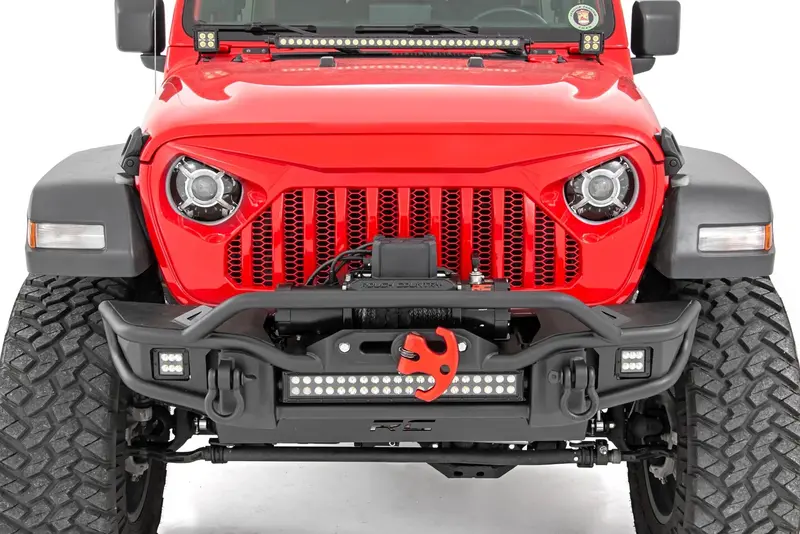 Rough Country 9" Drl Halo Led Headlights Dot Approved | 2018-2026 Jeep Gladiator Jt/Wrangler Jl 2